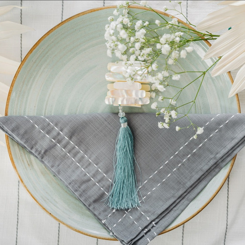 Grey Cotton Napkin