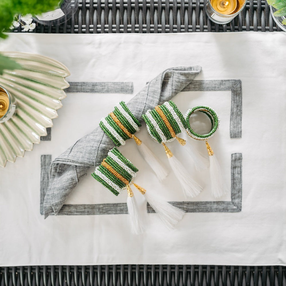Bead Napkin Rings