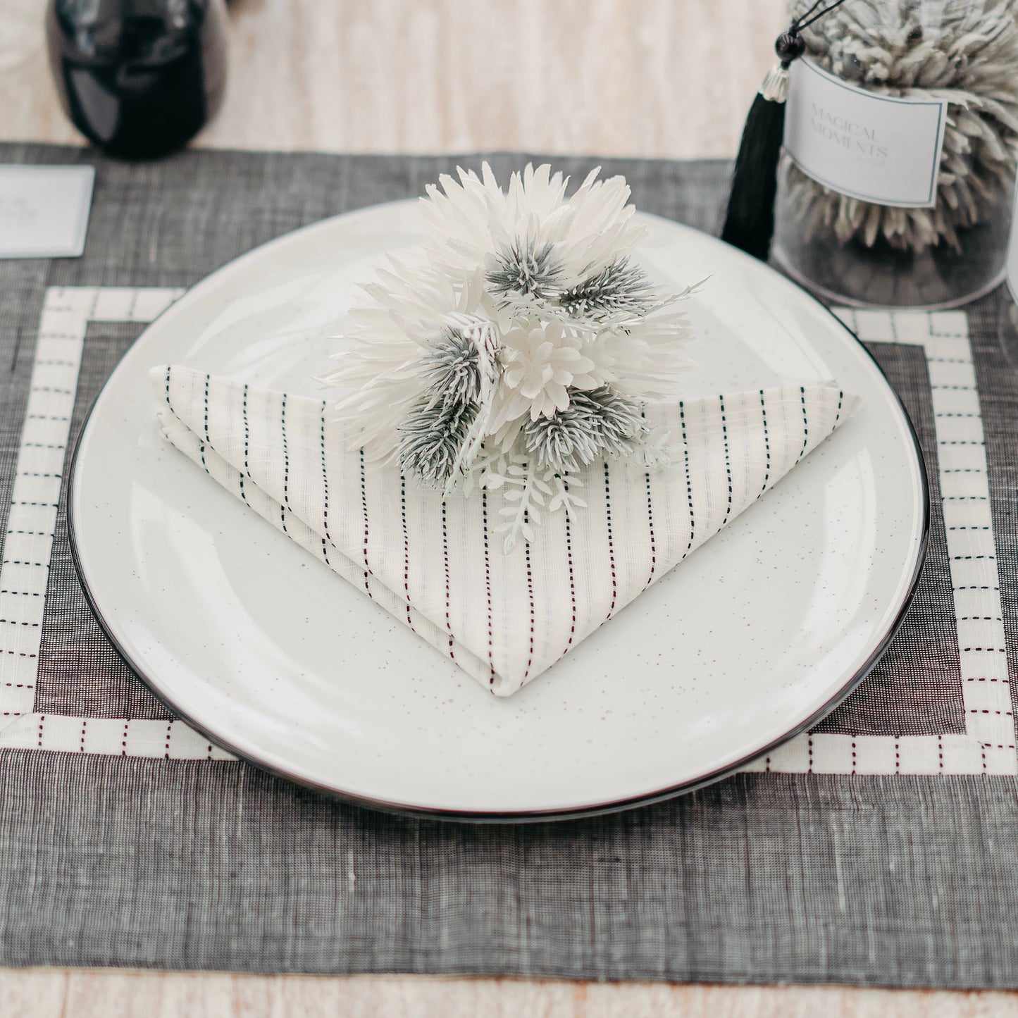 Striped Cotton Napkin