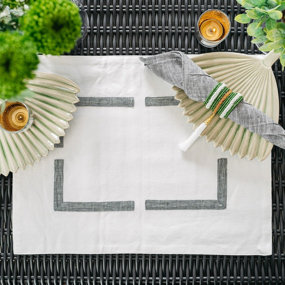Grey Frame Placemat