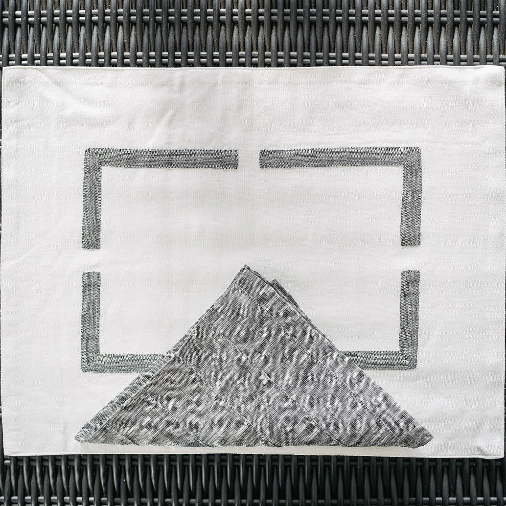 Grey Frame Placemat