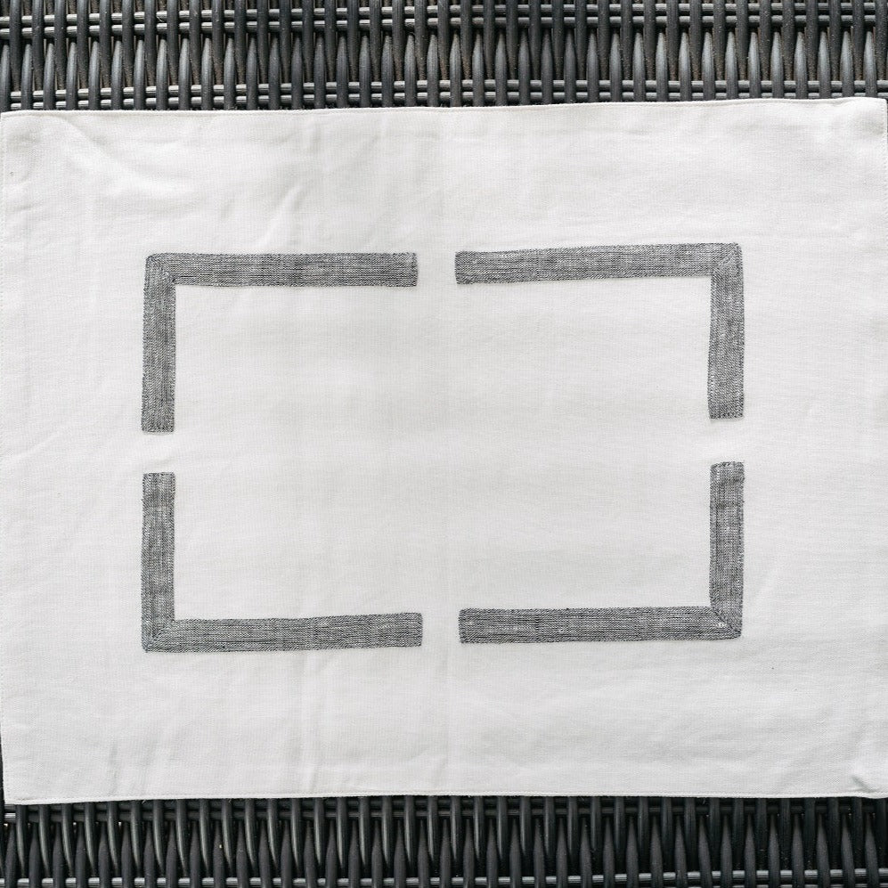 Grey Frame Placemat