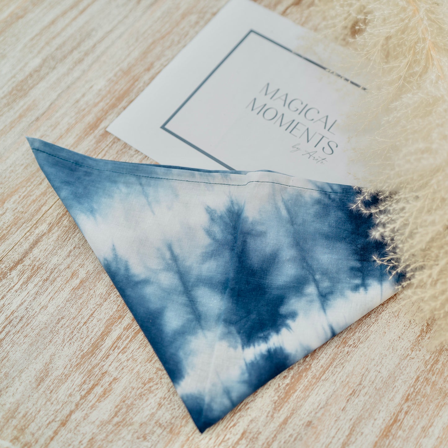 Tie-Dyed Blue Napkin