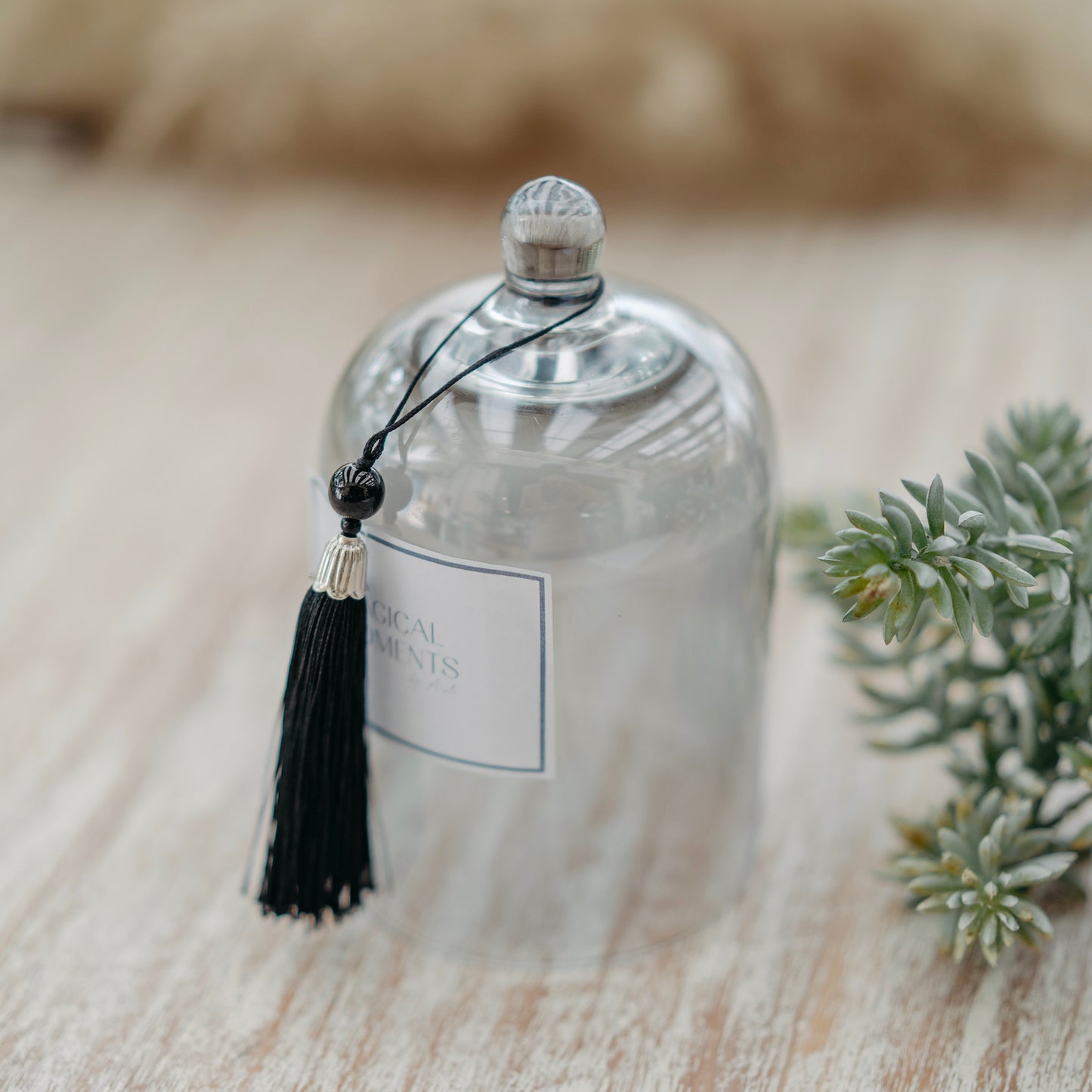 Smoky Cloche with Tassel