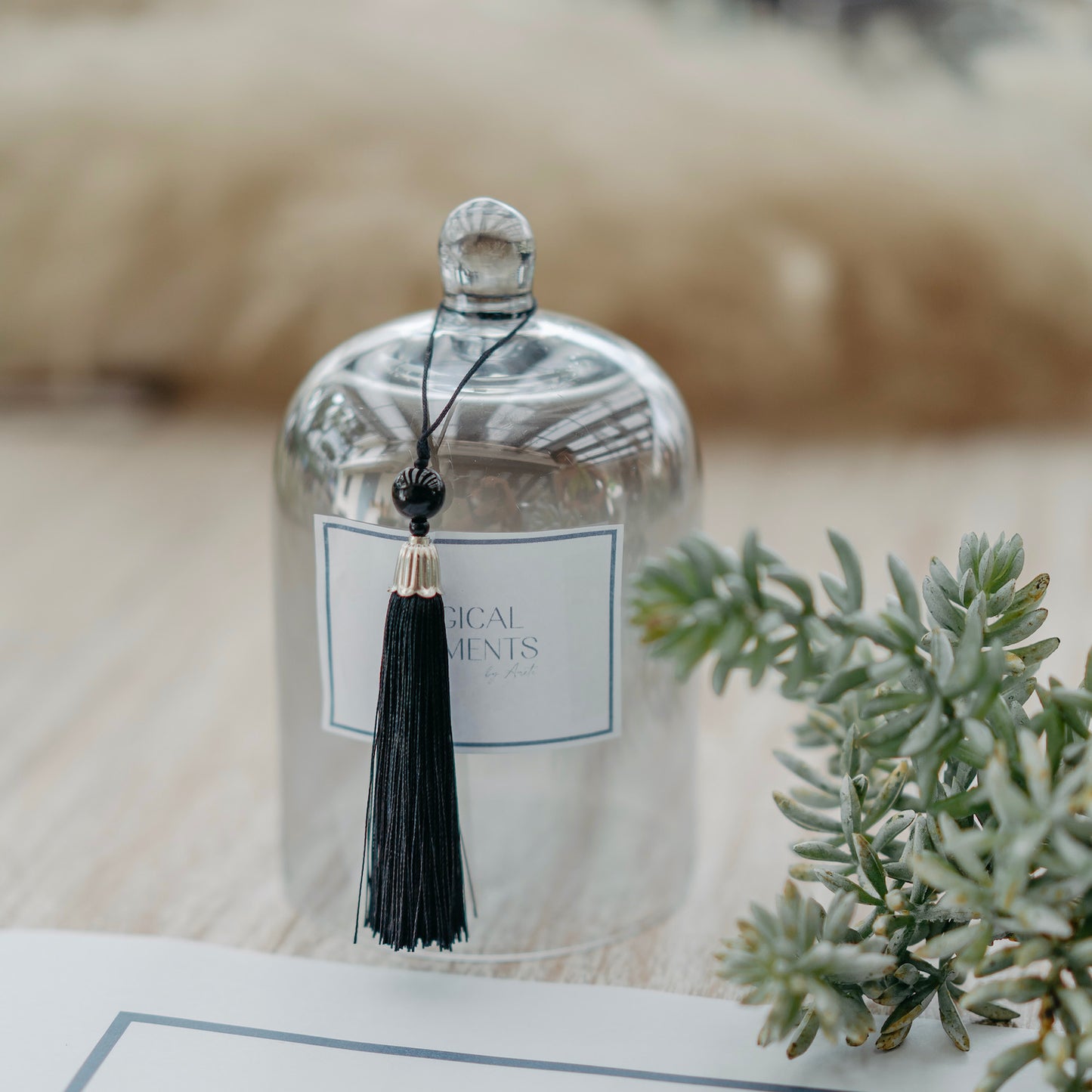 Smoky Cloche with Tassel