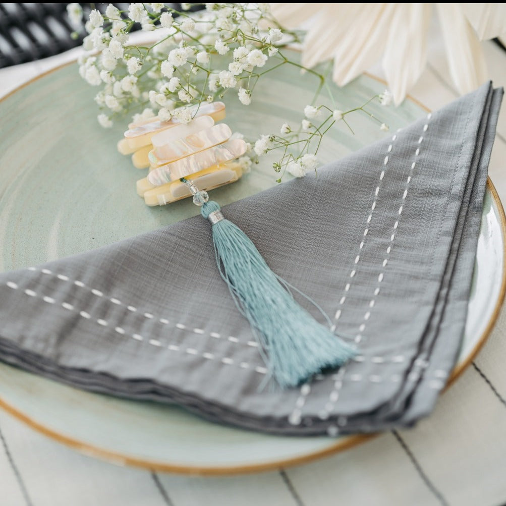 Cotton Placemat with Stripes